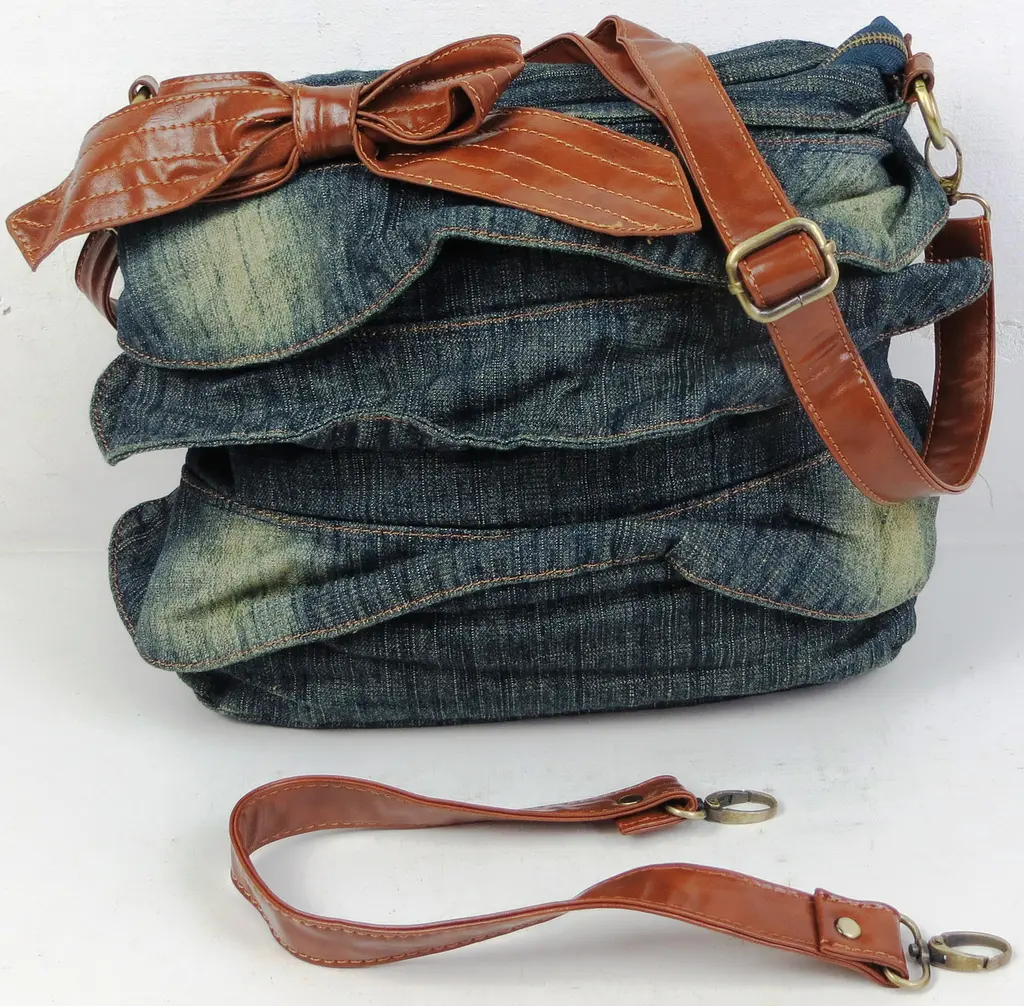 Жіноча джинсова сумка Fashion Jeans6012 Темно-синя - фото 5