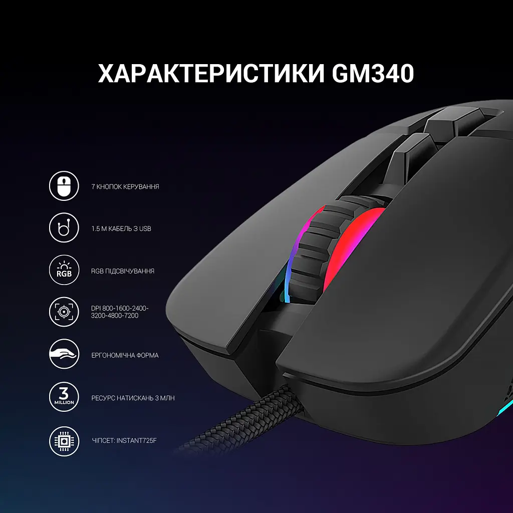 Миша GamePro (GM340) - фото 8