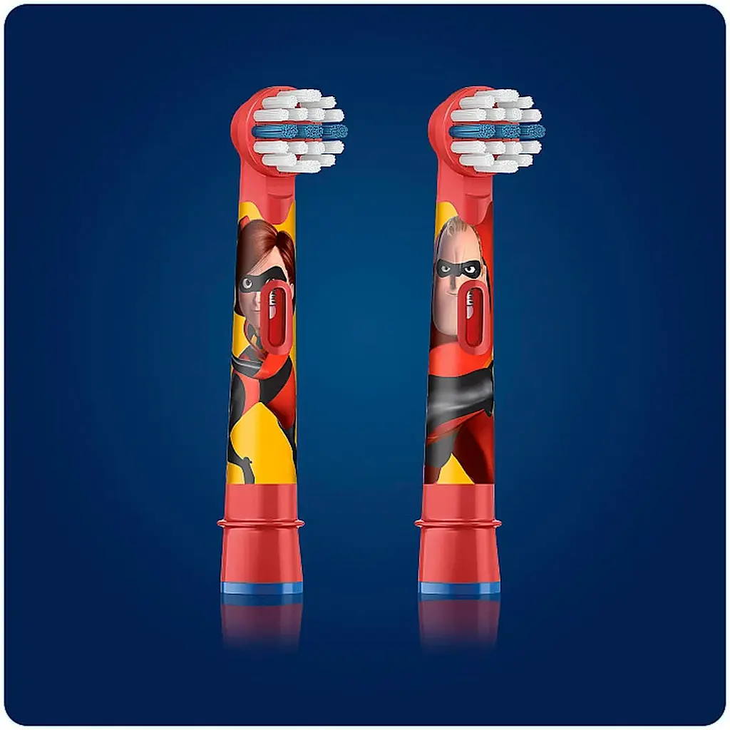 Змінні насадки для електричних зубних щіток Oral-B Stage Power/EB10 Incredibles 2, 2 шт. - фото 2