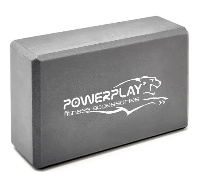 Блоки для йоги PowerPlay 4006 Yoga Brick EVA 2 шт Сірі (PP_4006_Grey_2in) - фото 4