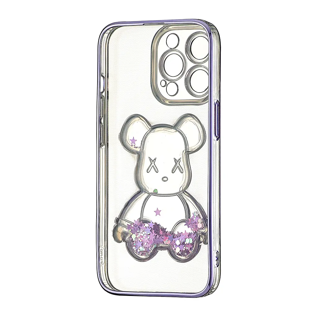 Чохол Shining Bear Case Protected Camera iPhone 13 Pro Purple - фото 3