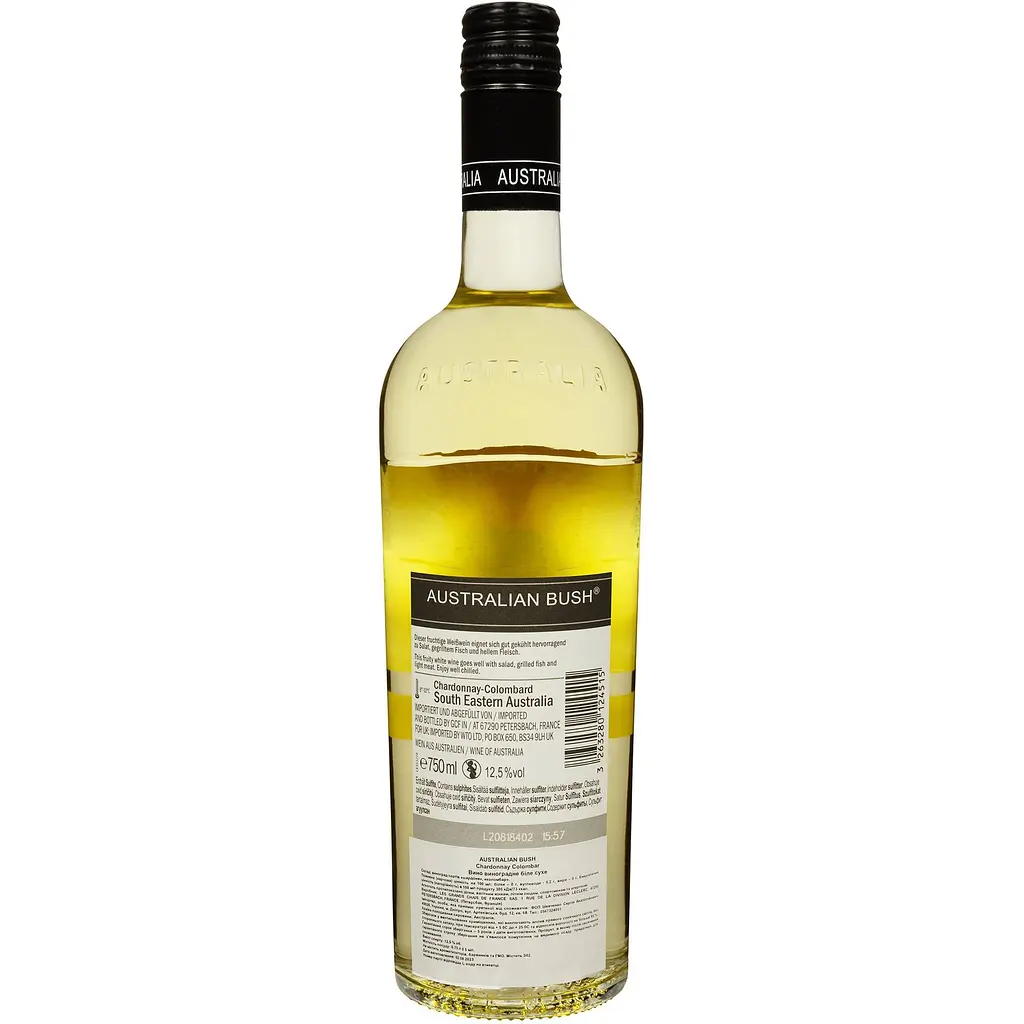 Вино Australian Bush Chardonnay Colombard біле сухе 0.75 л - фото 2