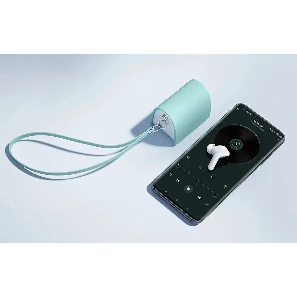 Беспроводные наушники Xiaomi Haylou T87 Lady Bag голубые - фото 7