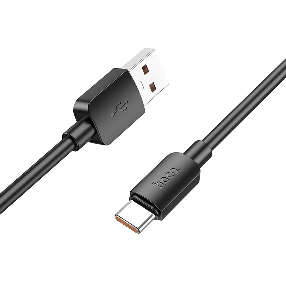 Кабель швидкісний Hoco X96 USB to Type-C 100w 1m чорний - фото 4