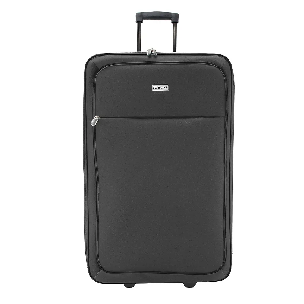 Валіза мала під ручну кладь Semi Line 20 дюймів (S) дюймів (S) Polyester 600D PVC Graphite (T5658-1) - фото 2