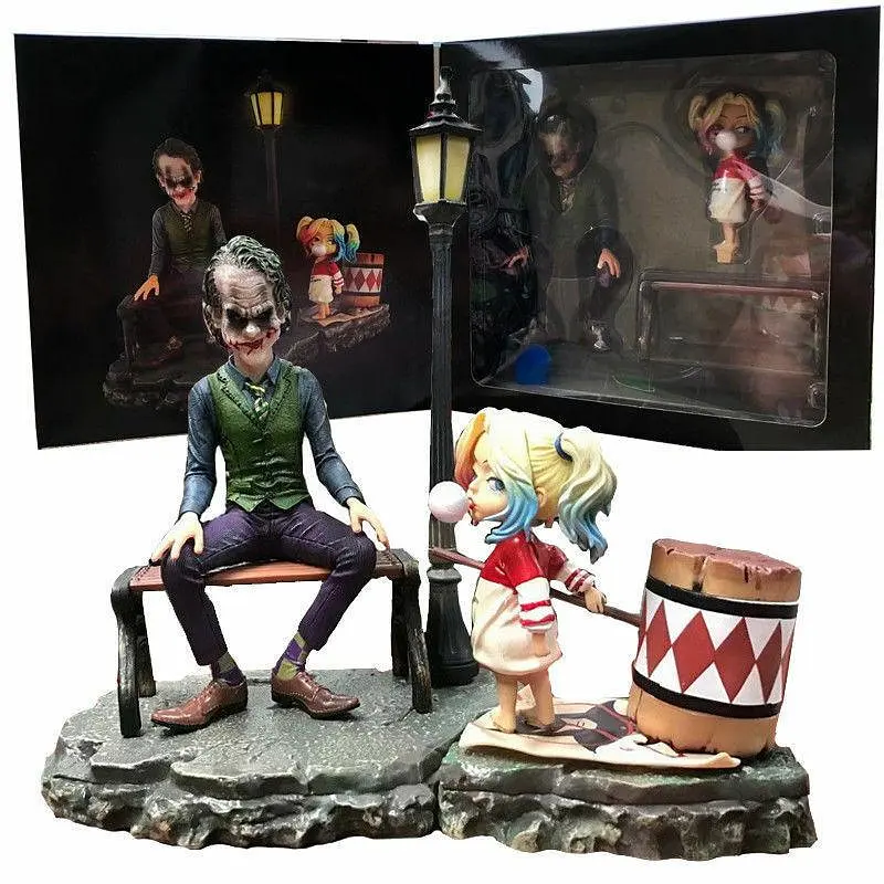 Статуетка композиція DC Joker amp Harley Quinn Джокер та Харлі Квін Загін Самогубців 19 см SS10.056 - фото 2