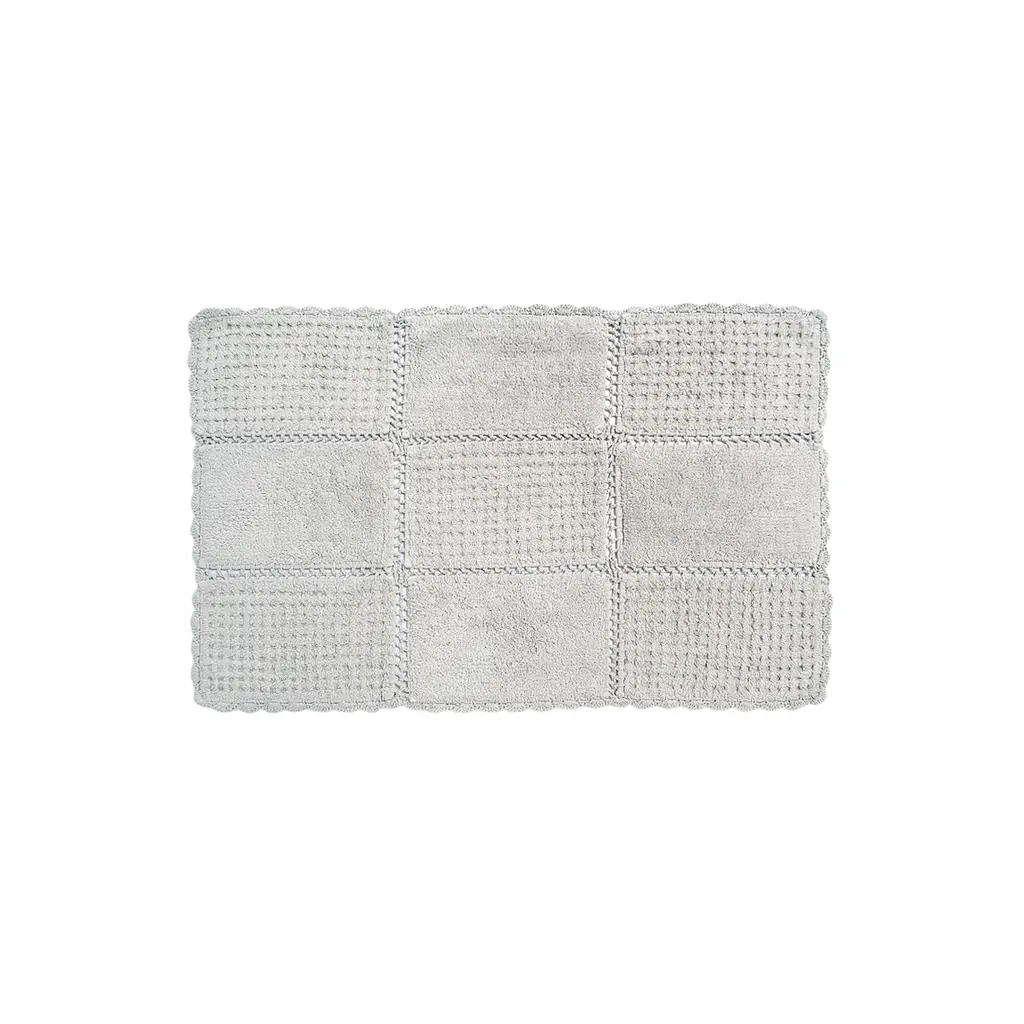 Набор ковриков Irya - Sandy silver серебро 65x100+45x65 - фото 2