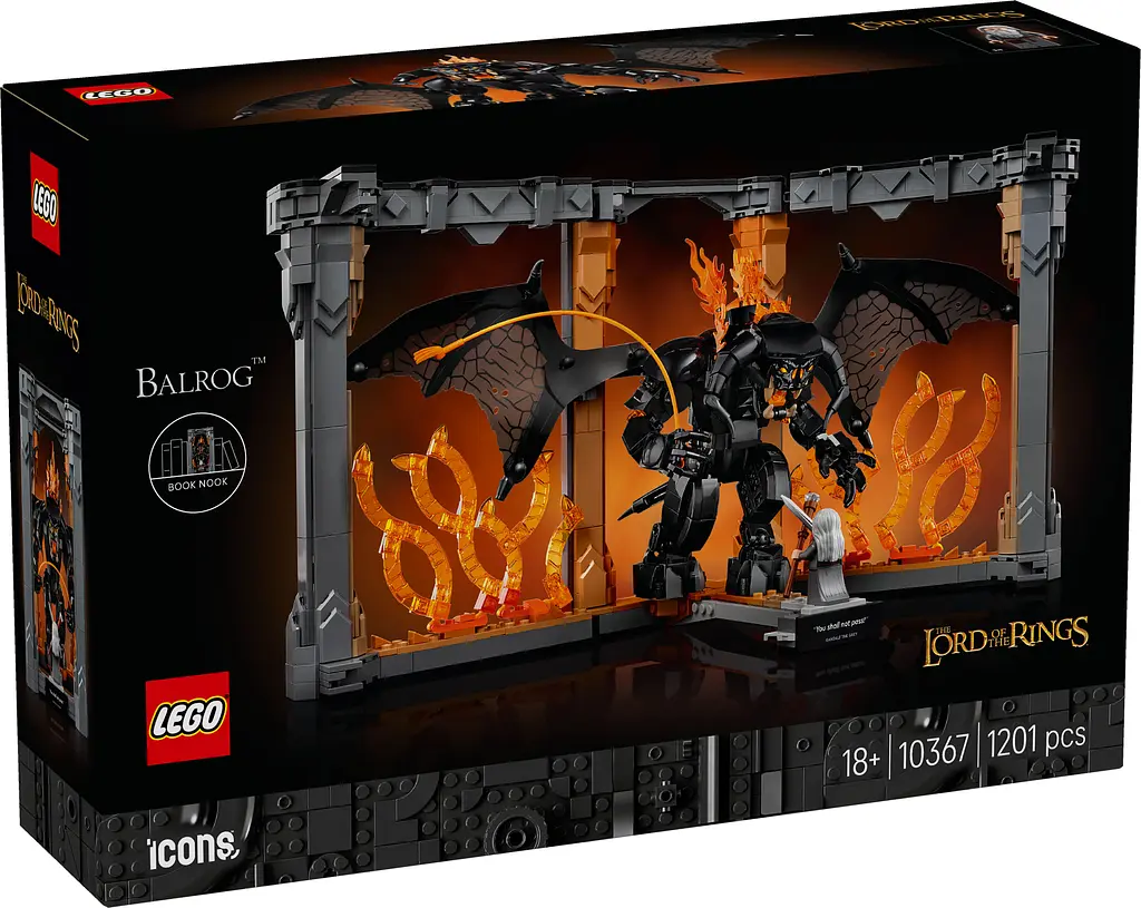 Конструктор LEGO Icons Володар перснів: Балроґ. Книжковий куточок 1201 деталь (10367) - фото 3