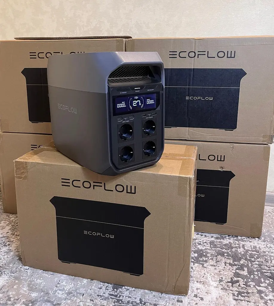 Зарядна станція EcoFlow Delta 3 (1024 Вт·год) 1800 Вт 4 євро розетки екофлоу x-boost 2700Вт(всплеск), швидка зарядка - фото 3