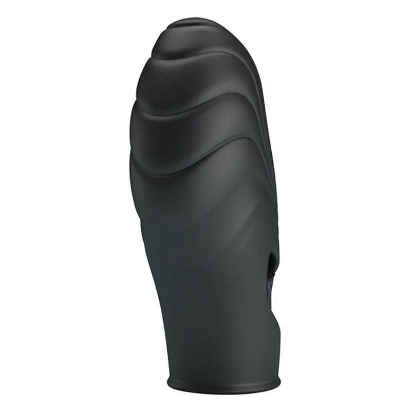 Насадка Pretty Love Finger Vibrator Black на палець, 7.8х3 см чорний