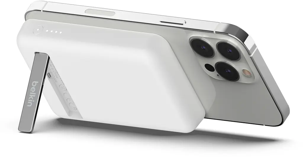 Belkin Акумулятор портативний літій-іонний Power Bank 5000мА·год, MagSafe Wireless, білий - фото 5