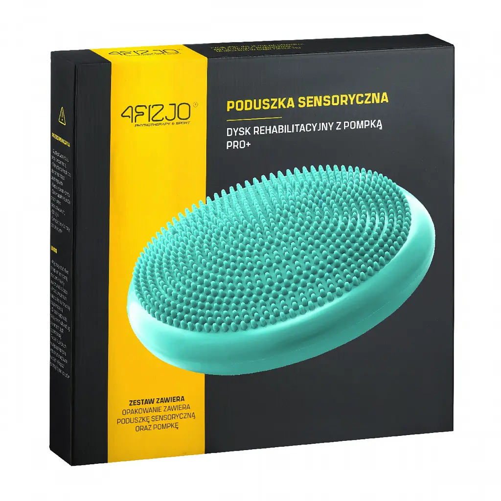 Балансировочная подушка-диск 4FIZJO PRO+ 33 см (сенсомоторная) массажная Mint 4FJ0313 (P-5907739314468) - фото 4