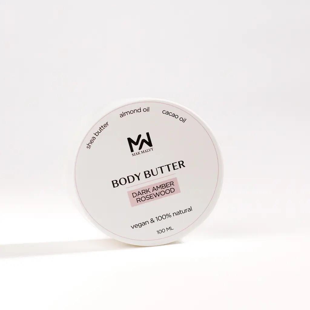 Баттер для тіла Dark amber rosewood Mak Malvy 100 мл - фото 2