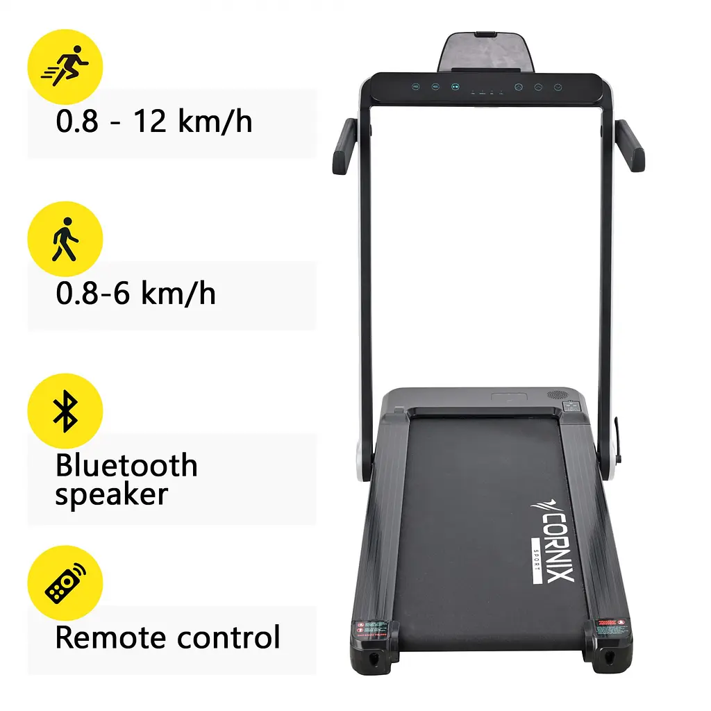 Беговая дорожка Cornix Megan White/Black - фото 8