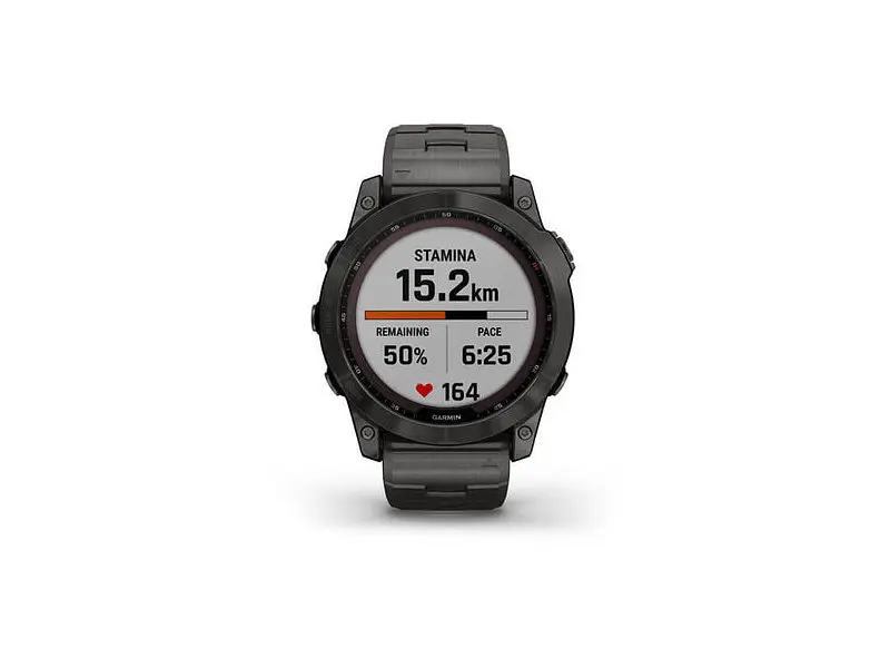 Смарт-годинник Garmin Fenix 7X Sapphire Solar C. Grey DLC Titanium w. Carbon Grey DLC Vented T. Band (010-02541-27) - фото 7