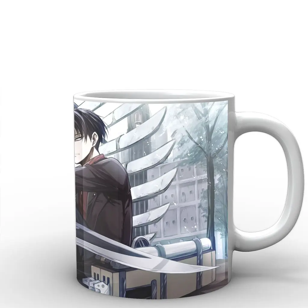 Кухоль GeekLand Attack on Titan Атака Титанів арт AT.02.04 330 мл білий - фото 2