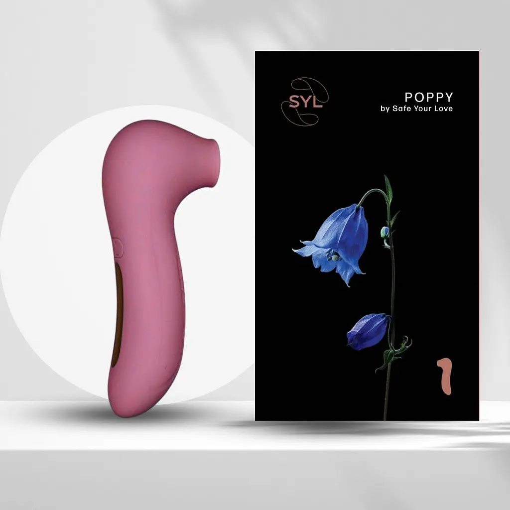 Вакуумный стимулятор SYL Poppy - твой секретный ключ к наслаждению! Rose - фото 2