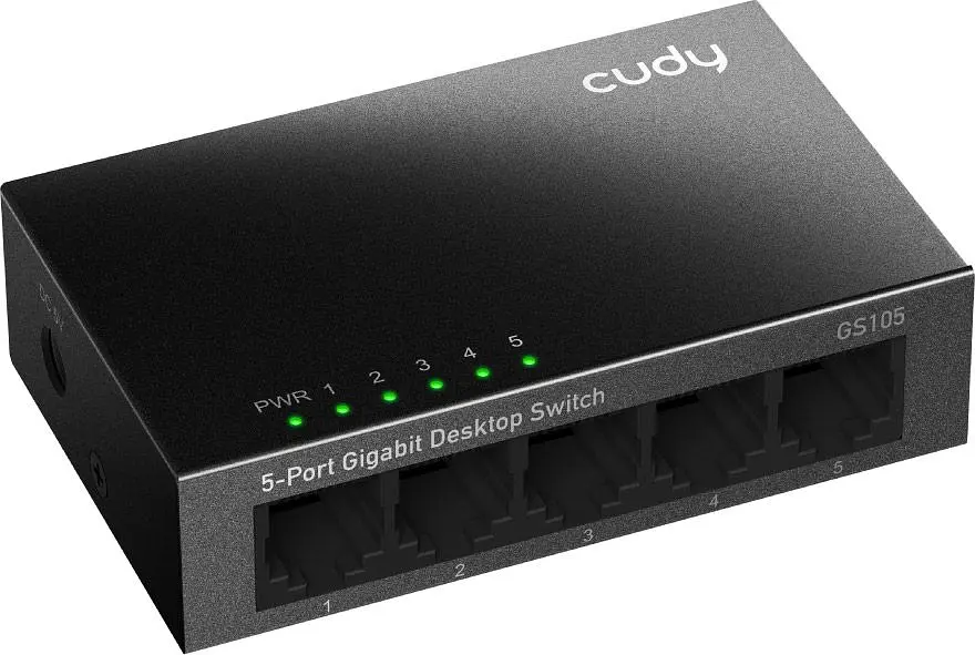 Комутатор Cudy GS105, 5 портовий Gigabit Metal Desktop Switch (GS105) - фото 2