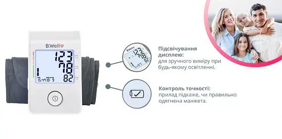 Автоматичний тонометр MED-53 B.Well - фото 3