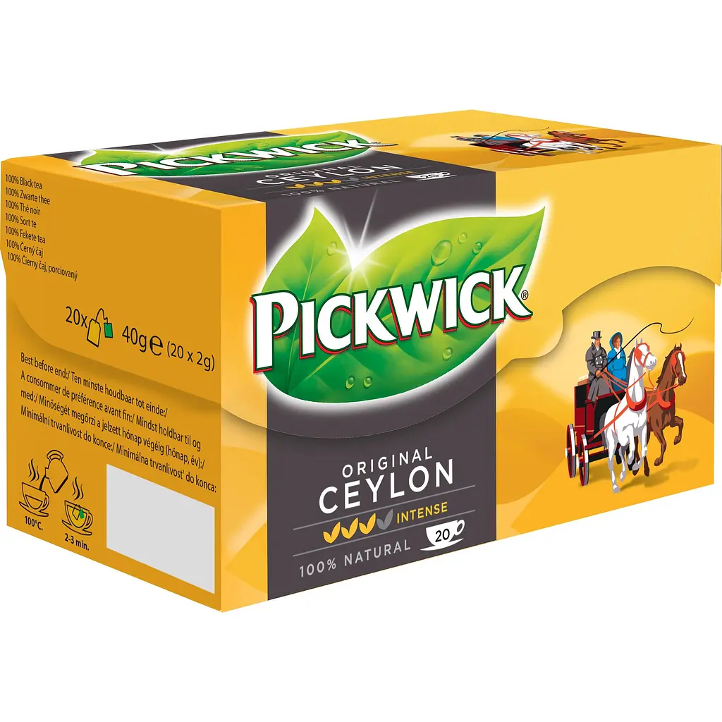 Чай черный Pickwick Original Ceylon 40 г (20 шт. х 2 г) - фото 2