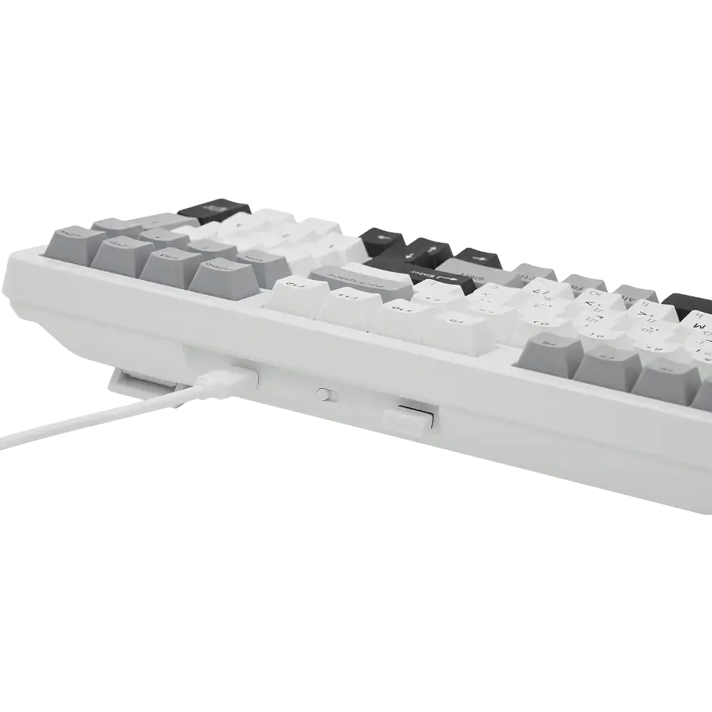 Игровая механическая клавиатура Kondor Legion PRO / Три режима подключения / Sky Light Switch / White - фото 4