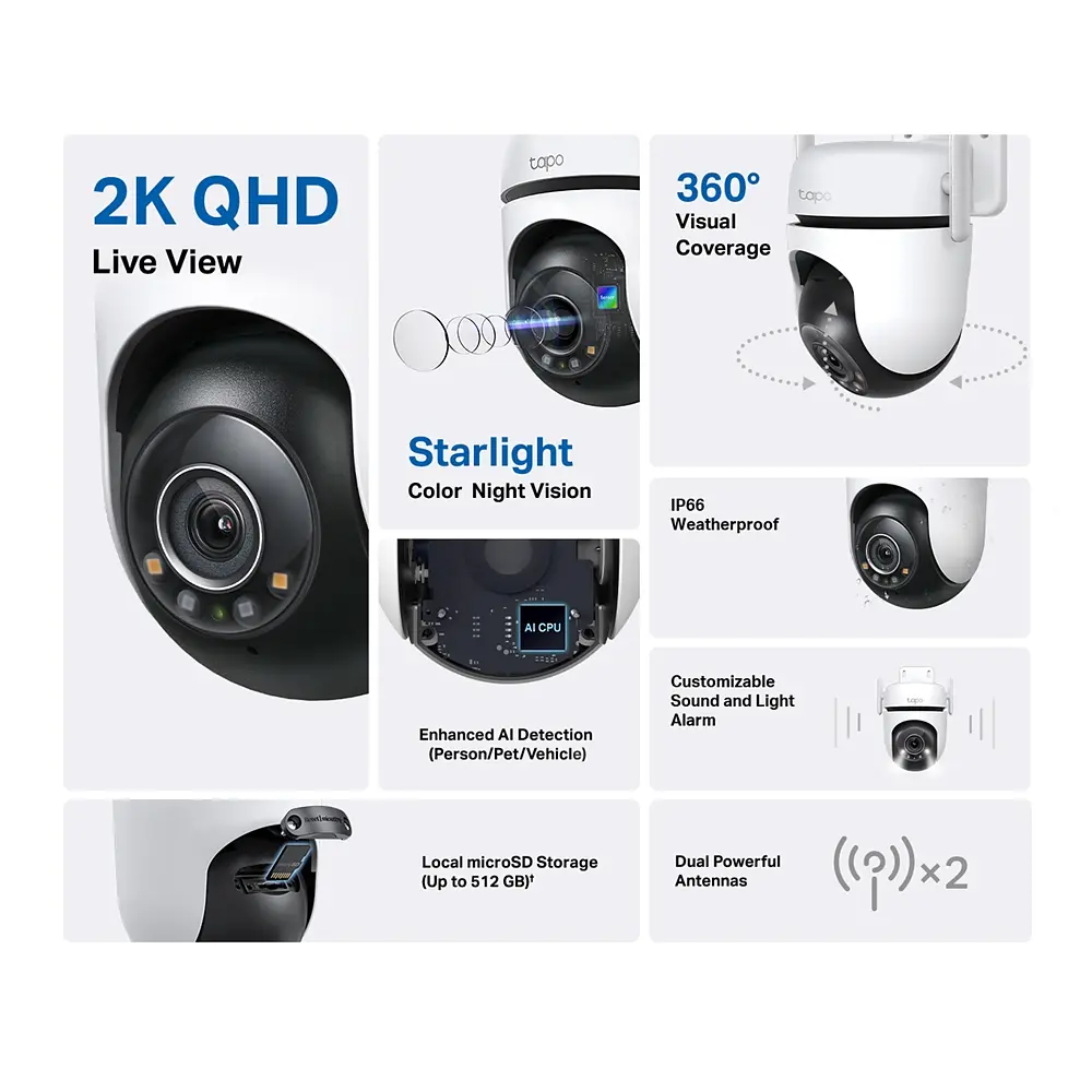 IP-камера TP-Link Tapo C520WS - фото 2