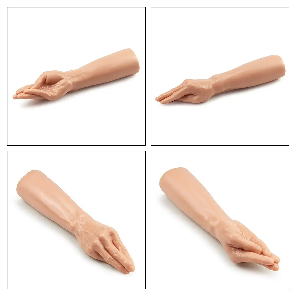 Рука для фістингу Lovetoy King Size Realistic Magic Hand 35 см тілесний - фото 9