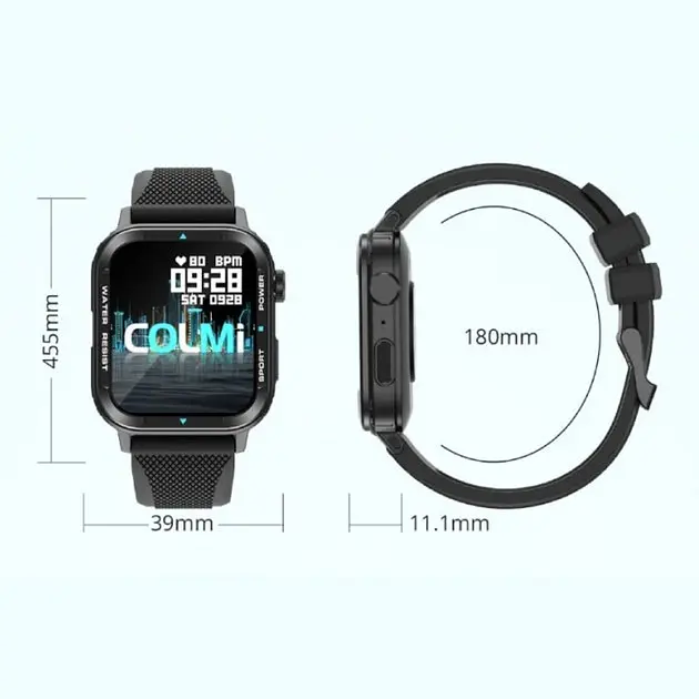 Смарт-часы Colmi M41 Black - фото 2