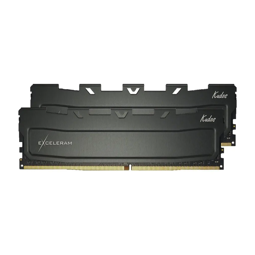 Модуль пам'яті для комп'ютера DDR4 32GB (2x16GB) 3600 MHz Black Kudos eXceleram (EKBLACK4323618XD) - фото 2