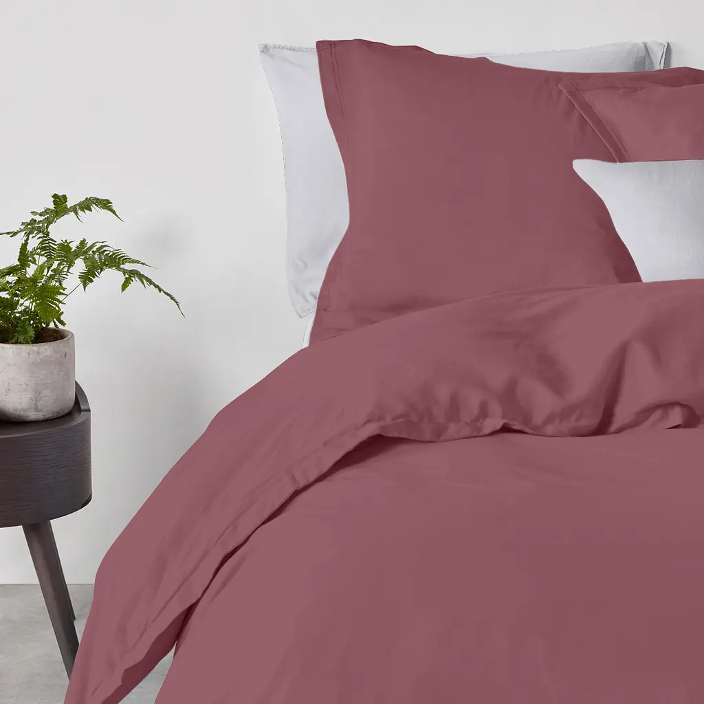 Комплект постільної білизни Cosas євро BLUEBERRY CS2 200 x 220 см (Ranfors_Cherry_Grey_200) - фото 2