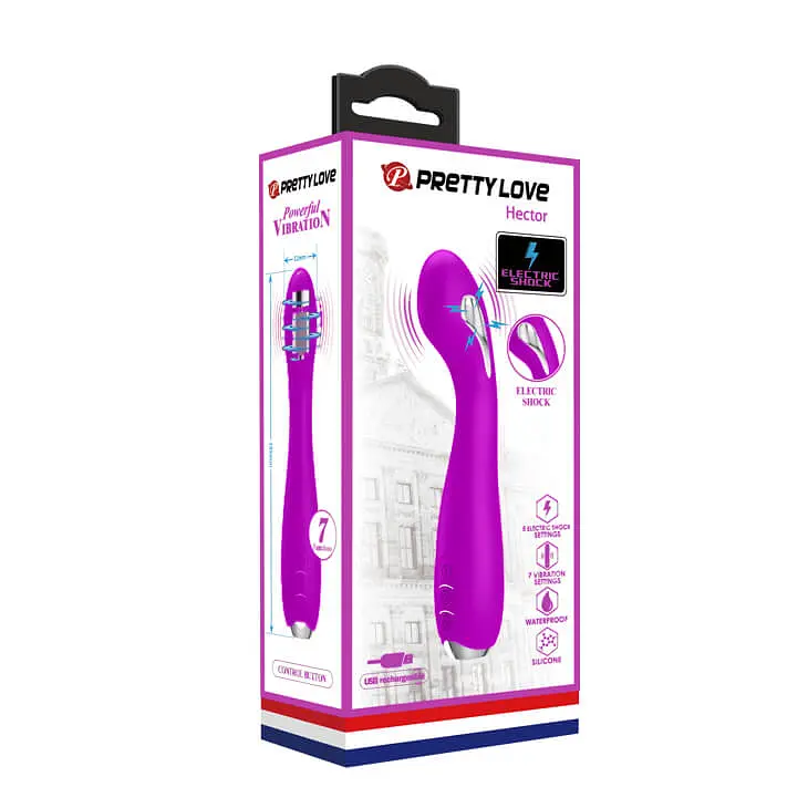 Стимулятор G-точки з електростимуляцією - Pretty Love Hector Purple Baile BI-014765 91005 - фото 3