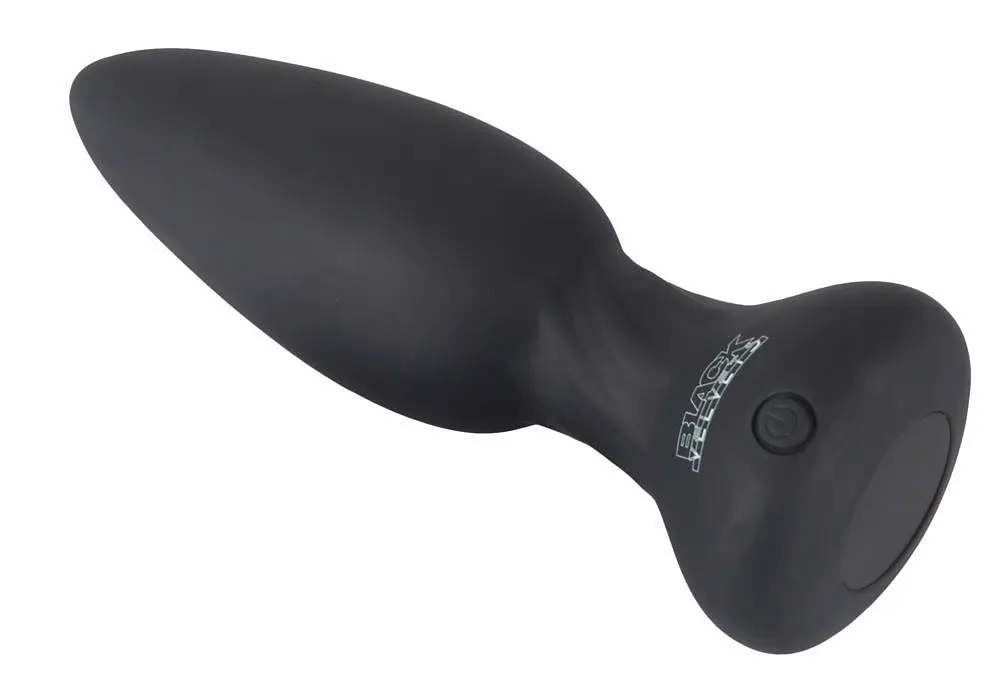 Анальна пробка Orion Black Velvets RC Shaking Plug 14.2 см (чорний) - фото 4
