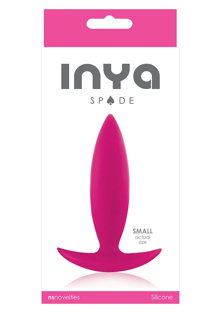 Анальна пробка Ns Novelties Inya Spades Small 10 см (рожевий) - фото 2