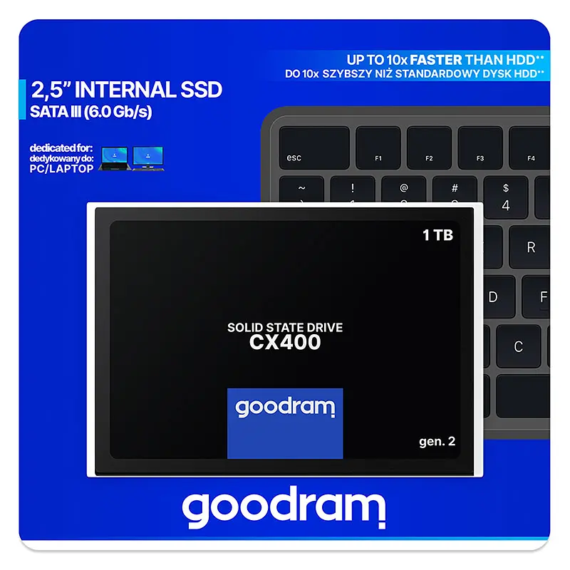 SSD 1Tb GoodRAM CX400 SATA III 2.5" TLC, Retail - фото 3