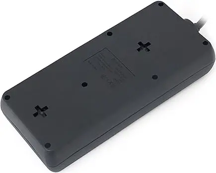 Фільтр-подовжувач мережевий REAL-EL RS-8 Protect 1.8м 8 розеток black - фото 4
