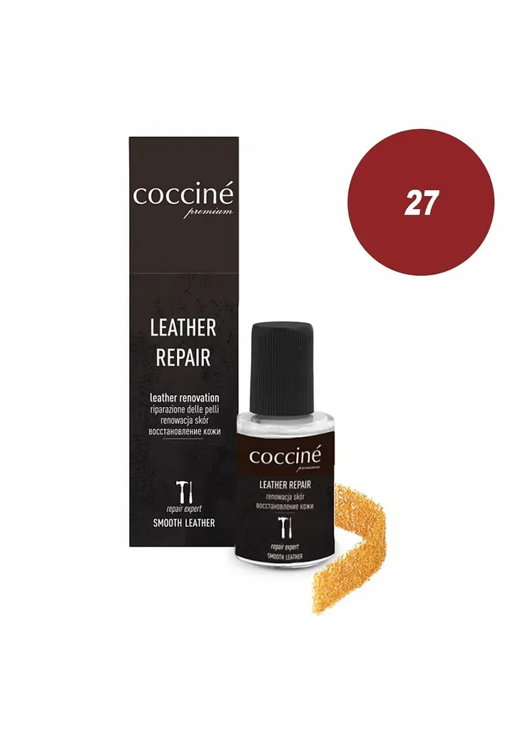 Коректор-реставратор Coccine Leather Repair для шкіри, бордовий, 10 мл
