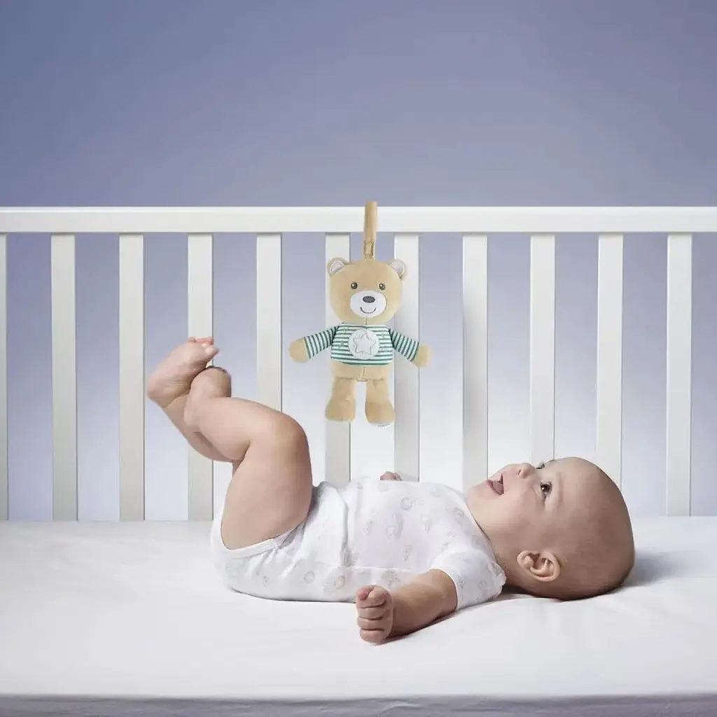 Игрушка музыкальная с ночником Chicco Звездный медвежонок, бежевый (11128.00) - фото 2