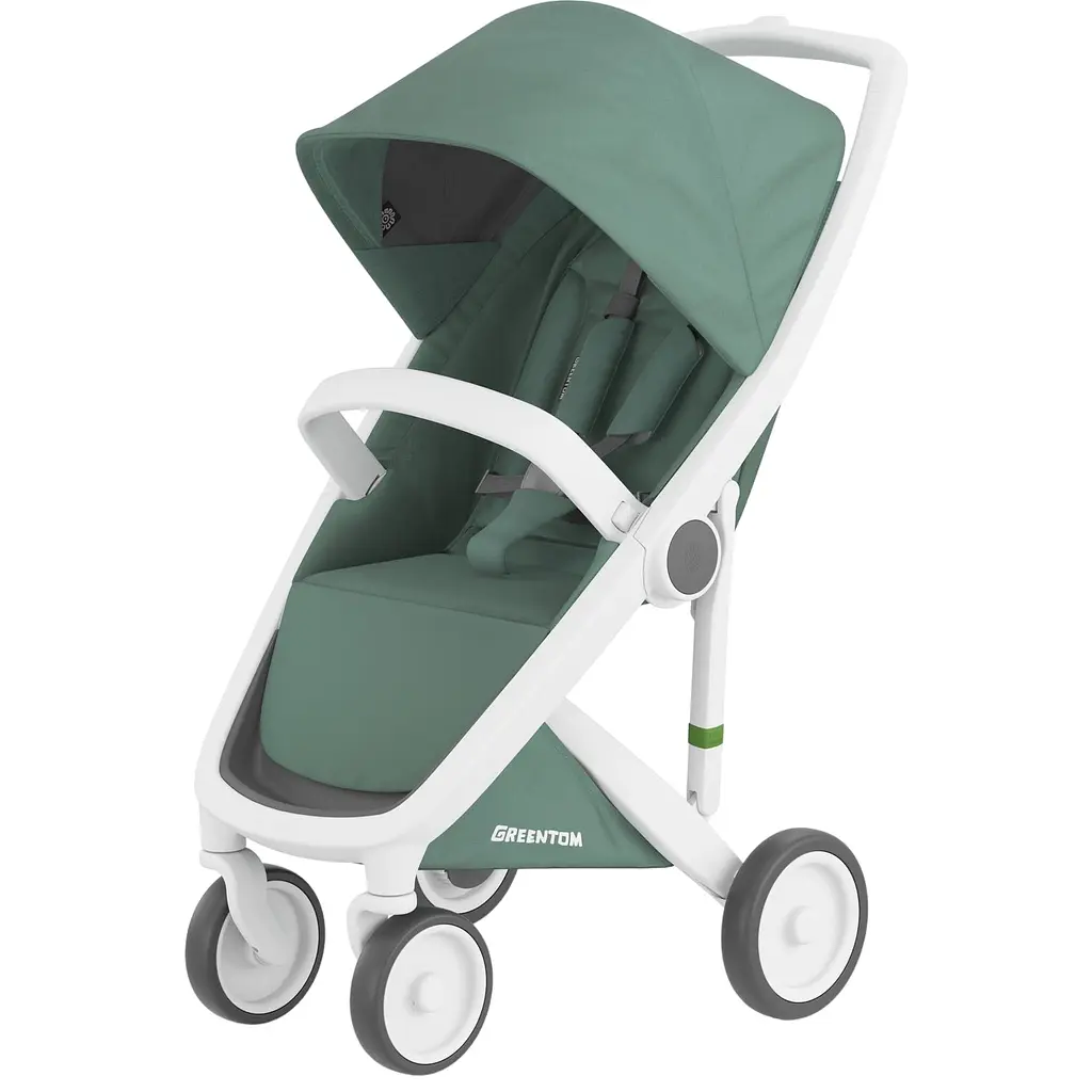 Прогулянкова коляска Greentom Classic Sage-White (8719323770836) - фото 2