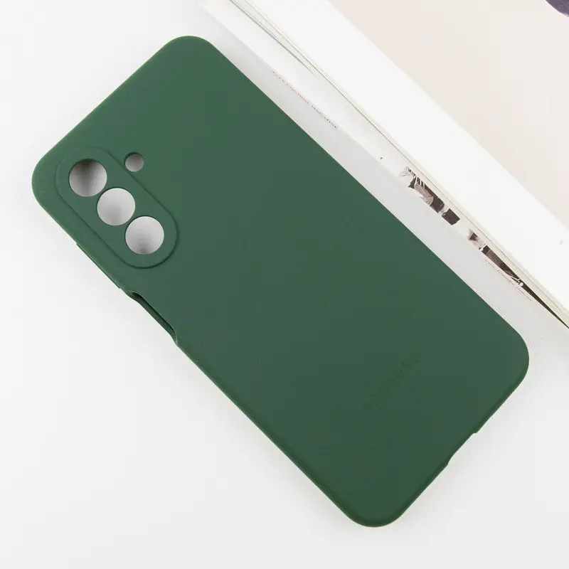 Чохол Silicone Cover Lakshmi Full Camera (AAA) with Logo для Samsung Galaxy A26 5G Зелений/Cyprus Green - фото 5