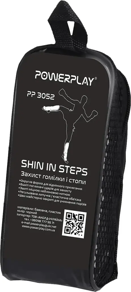 Захист гомілки та стопи Power Play 3052, Black/Red - XL - фото 4