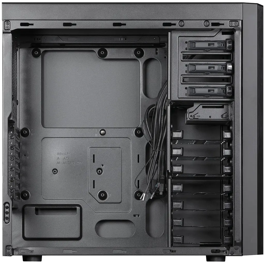 Корпус Chieftec MESH CW-01B-OP, без Блок живлення, 2xUSB3.0, ATX, Чорний - фото 4