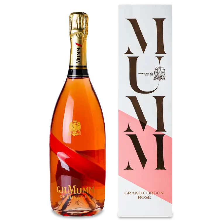 Шампанське Mumm Cordon Rose Brut 12% 0.75 л (856241)