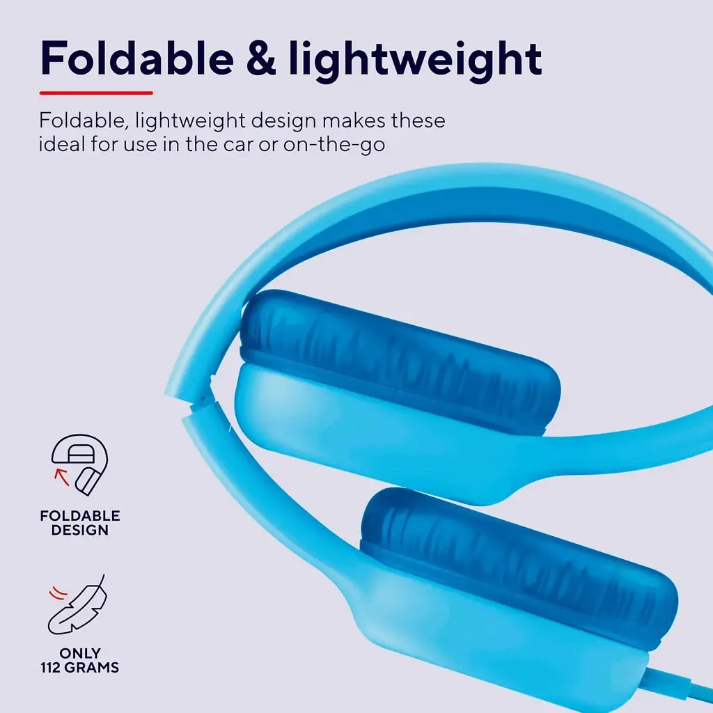 Наушники Trust Nouna Headphones mini-jack Mic синие - фото 4