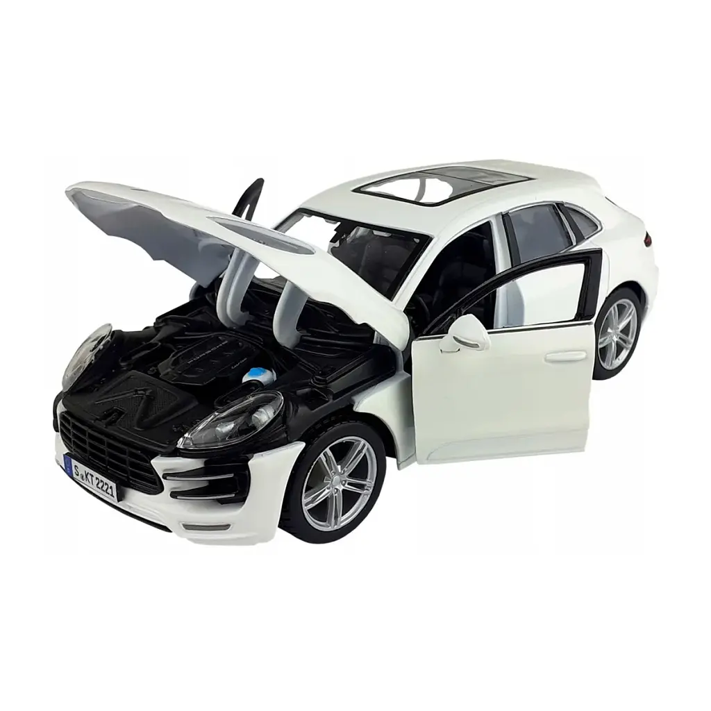 Машина Bburago Porsche MACAN чорний 1:24 (18-21077) - фото 10