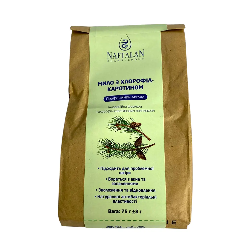 Мило Naftalan з хлорофіл-каротиновим комплексом 75 г