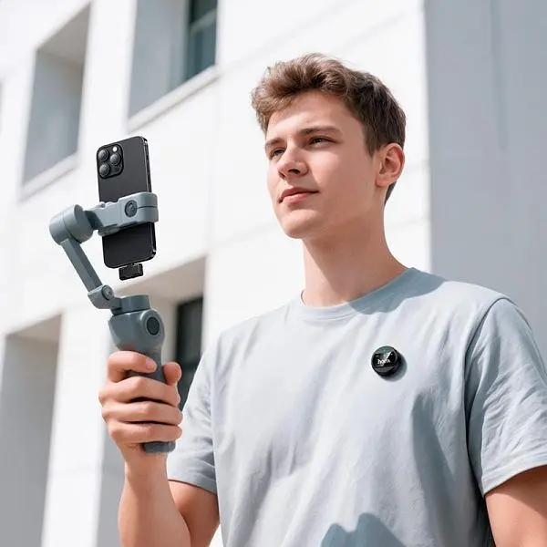 Мікрофонна радіосистема Hoco L21 Charm Lightning Black [158611] - фото 9