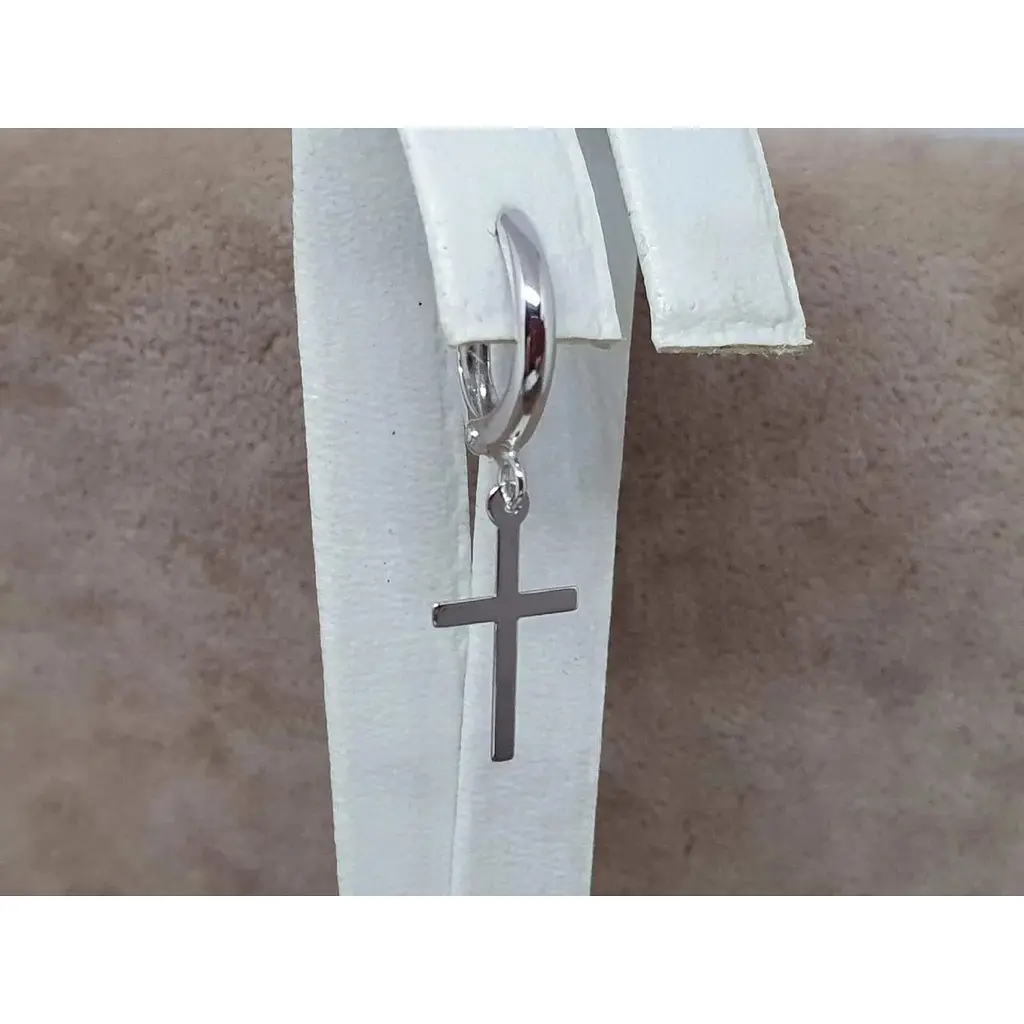 Золота моносережка Tango Хрестик. 470056ШБ - фото 4