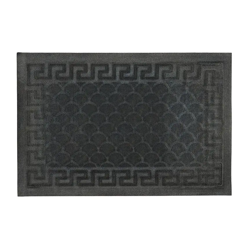 Килимок придверний Eco Fabric Луска з кромкою сірий 40 х 60 см (4060-102) - фото 2