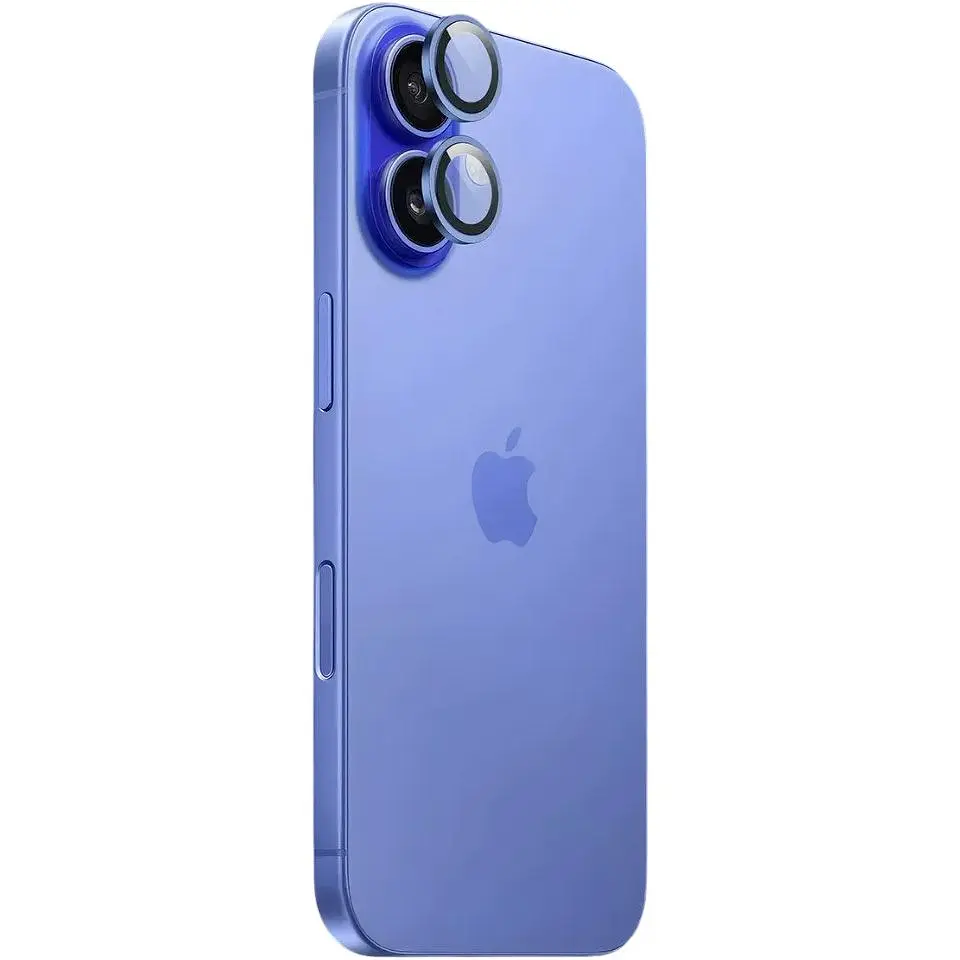 Захисне скло на камеру iLera FocusPro Lens для Apple iPhone 16/16 Plus Blue (iLFPBl16) [124804] - фото 6