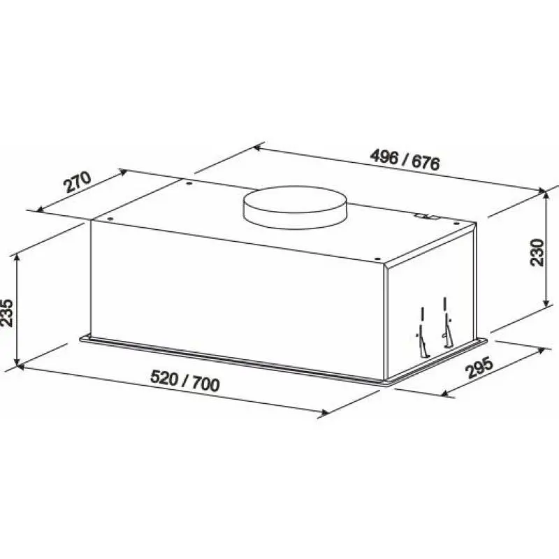 Витяжка ELEYUS GEMINI 1200 LED 70 WH - фото 7
